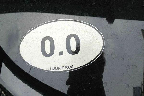 number - 0.0 I Don'T Run