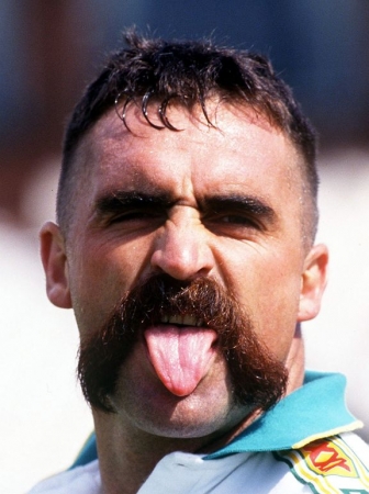 Merv Hughes - This Australian Cricket star had his mustache insured for $370,000!