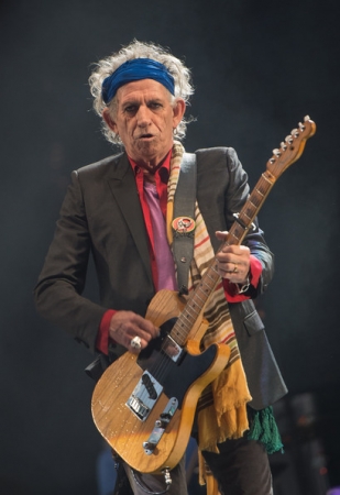 Keith Richards - As the lead guitarist for The Rolling Stones, this musician insured his hands for $2 million dollars.