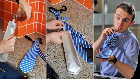 Tie Flask
Here's a way to get along with your coworkers, and your boss, too.