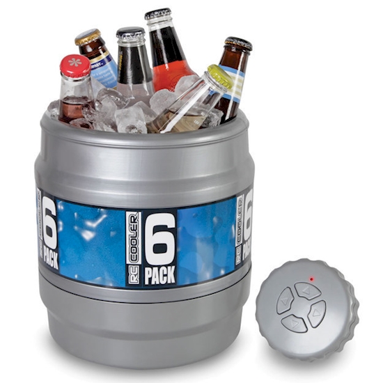 Remote Control Beer Cooler
You don't even have to get up and reach for that beer can.