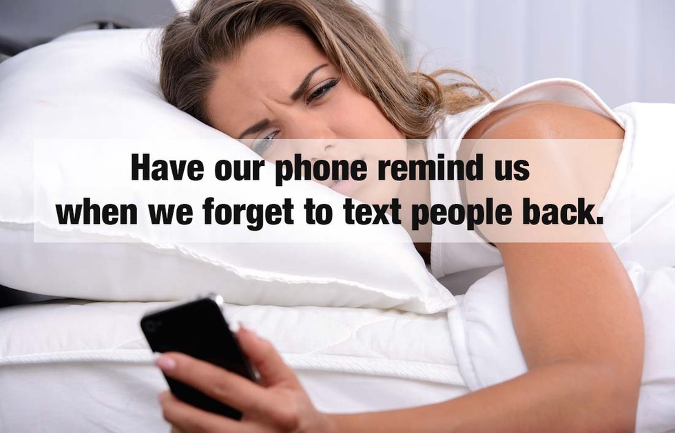 group chat sleep meme - Have our phone remind us when we forget to text people back.