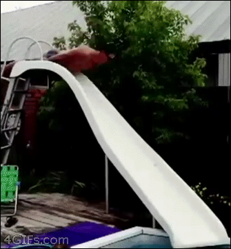 Water Slide Fail Gifs