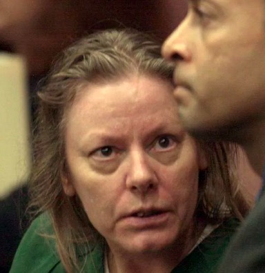 Aileen Wuornos:
“I’d just like to say I’m sailing with the rock, and I’ll be back like Independence Day, with Jesus, June 6th. Like the movie, big mother ship and all. I’ll be back.”