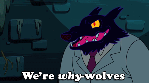 wolves adventure time gif - We're whywolves