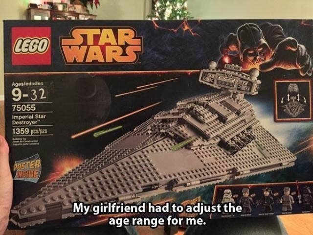 lego star destroyer 2014 - Lego Waar Lego Agesedades 932 75055 Imperial Star Destroyer 1359 pespzs Poster Inside girlfriend had to adiust the My girlfriend had to adjust the age range for me.