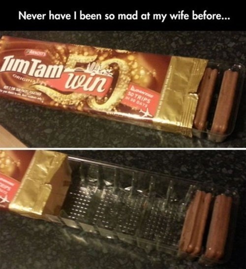golden tim tam - Never have I been so mad at my wife before... TimTam win Grigins So Trips