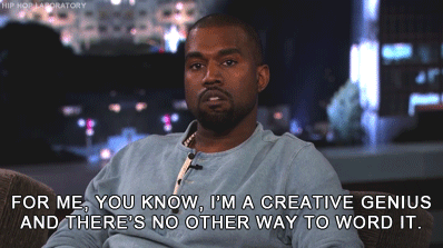 Kanye’s slogan will just be a single word: “Creativity.”