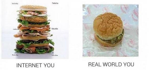 Internet You Vs. Real You