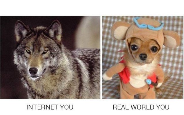 Internet You Vs. Real You