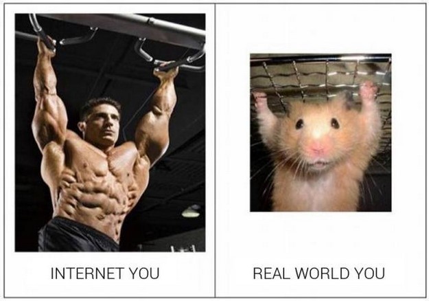 Internet You Vs. Real You