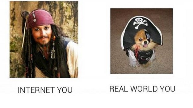 Internet You Vs. Real You