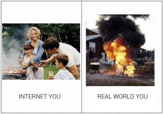 Internet You Vs. Real You