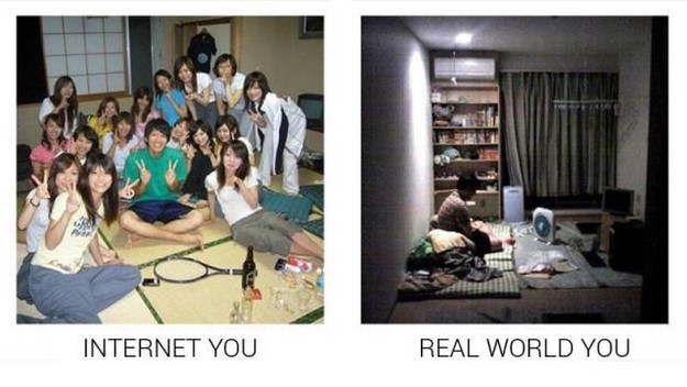 Internet You Vs. Real You