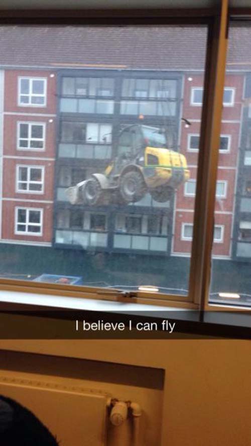 Snapchat - I believe I can fly