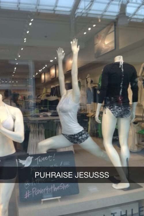 praise jesus mannequin - Puhraise Jesusss