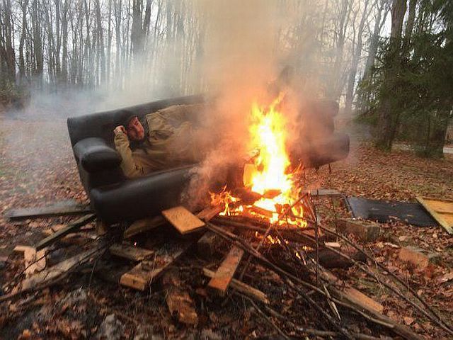 redneck campfire