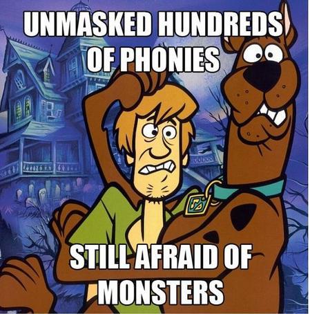cartoon logic - Unmasked Hundreds Of Phonies Or 07 Still Afraid Of Monsters