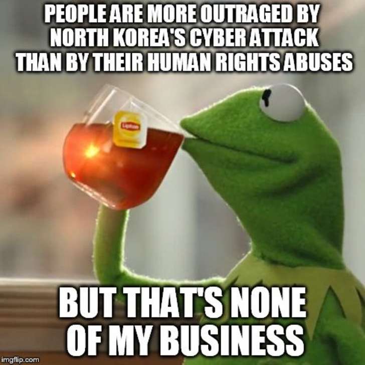 new year new me bullshit meme - People Are More Outraged By North Korea'S Cyber Attack Than By Their Human Rights Abuses But That'S None Of My Business imgflip.com
