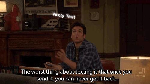 Texting/hooking up with your ex