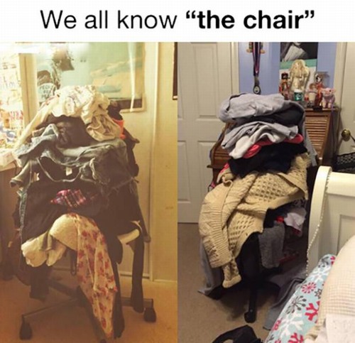 everyone has that one chair - We all know "the chair