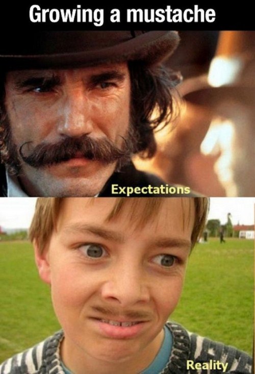 gangs of new york moustache - Growing a mustache Expectations Reality