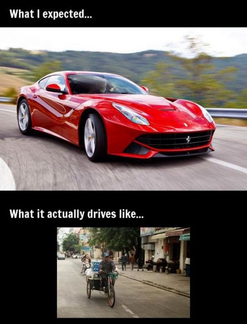 What I expected... What it actually drives ...