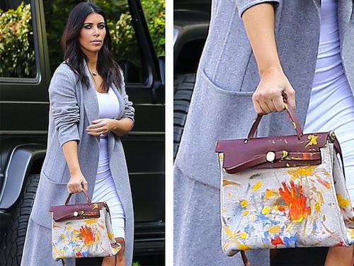 The $16,000 Purse - Gifted to Kim Kardashian. Kanye West gave his wife a $16,000 Hermes bag that was hand-painted by their daughter, North. Really adorable idea for a one-of-a-kind present, but $16,000 for a bag?!