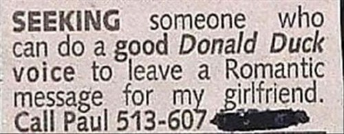 Personal Ads That Will Make You Facepalm