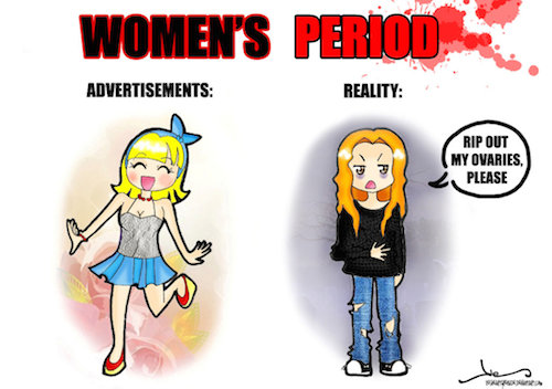 18 Illustrations That Capture What It's Like to Be on Your Period