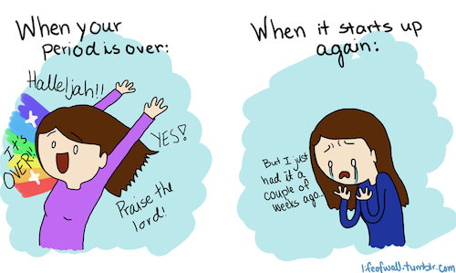 18 Illustrations That Capture What It's Like to Be on Your Period