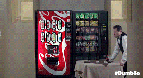 Being killed by a vending machine.