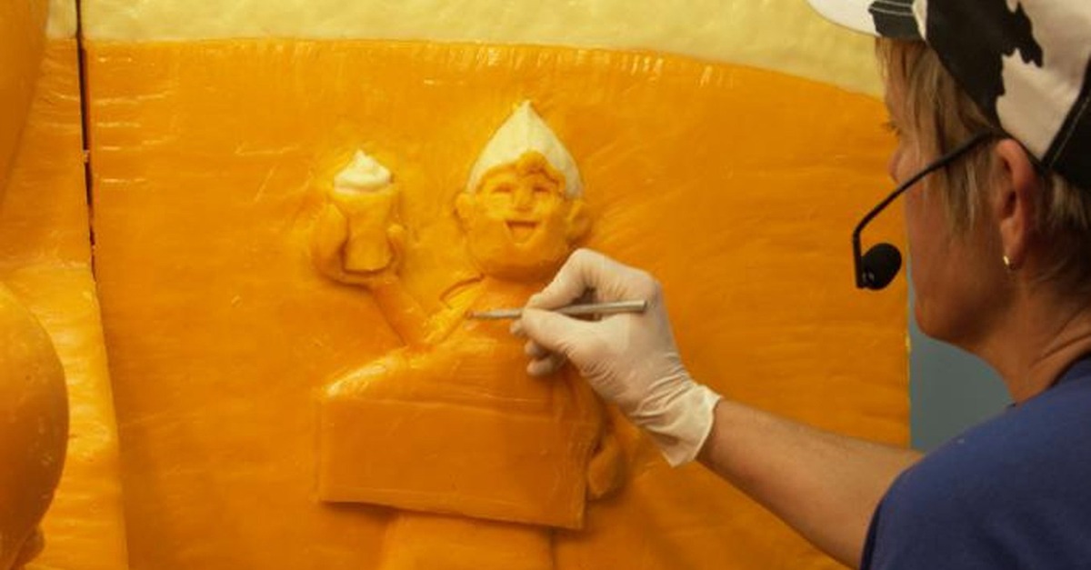 Cheese Sculpting
Love cheese? Then why not get a personalised sculpted version for yourself. Yes, cheese sculpting is a business which is weirdly popular.