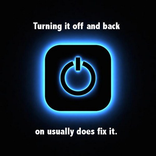 oops, ups & downs: the murder mystery - Turning it off and back on usually does fix it.