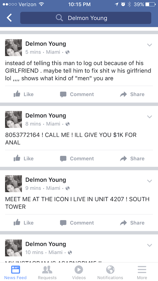 Free Agent Outfielder Delmon Young Had His Facebook Account Hacked...By His Girlfriend