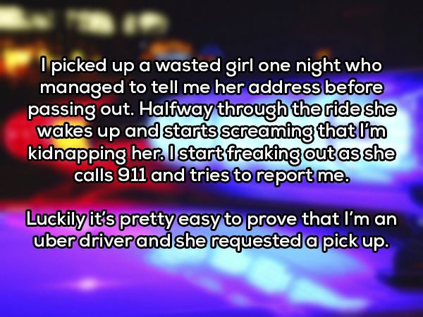 Uber Drivers Describe Their Craziest Nights On The Job 
