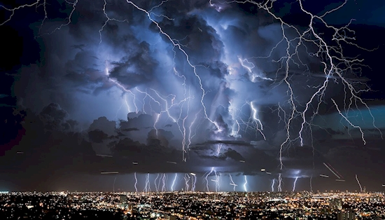 lightning storm in venezuela