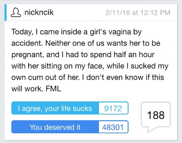 'FML' Is one Way To Feel Better About Your Terrible Day