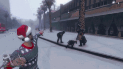 snowball fight gif