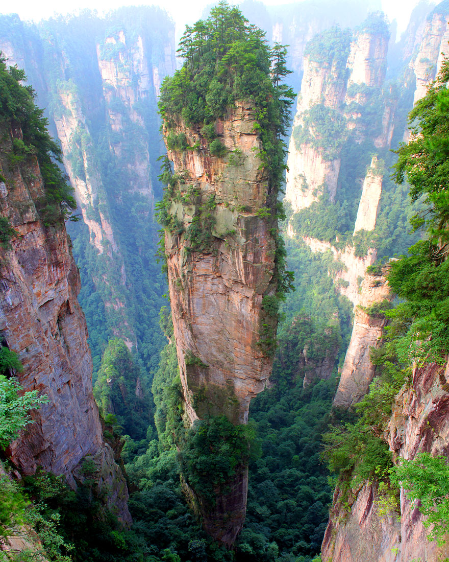 Tianzi Mountains in China