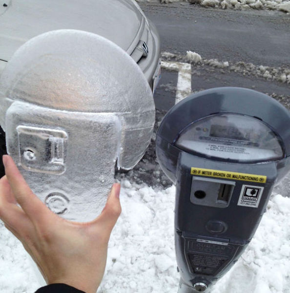 parking meter ice - B Elter Broken Or Malfunctioning
