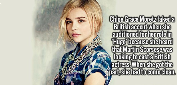chloe grace moretz magazine cover - Chloe Grace Moretz fakeda British accent when she auditioned for her role in Hugo' because she heard that Martin Scorsese was looking to cast a British actress. When she got the Spart, she had to come clean.