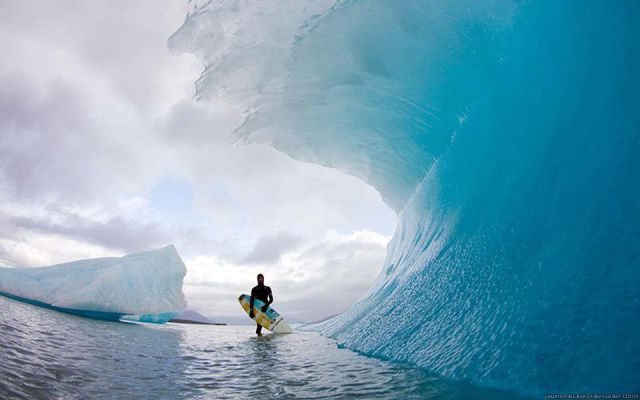 frozen waves antarctica
