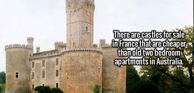 château de montbrun - There are castles for sale in France that are cheapere than old two bedroom apartments in Australia. $
