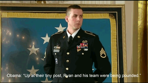 Medal of Honor recipient still has a sense of humor.