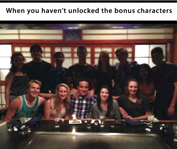 half the squad hasn t been unlocked yet - When you haven't unlocked the bonus characters