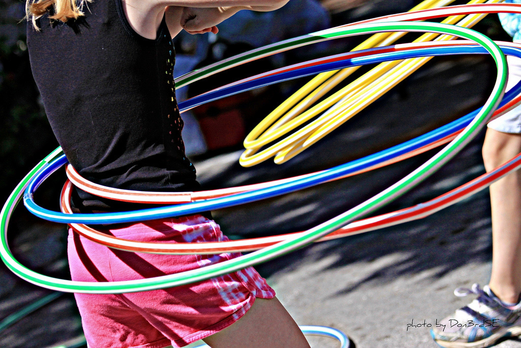 Hula Hoops - pretty simple product, who would've thought it would be so much fun? They were making 50,000 of these a day.