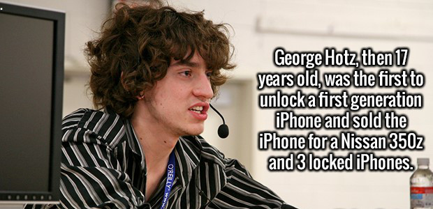 george hotz sony - George Hotz, then 17 years old, was the first to unlocka first generation iPhone and sold the iPhone fora Nissan 350Z and 3 locked iPhones. Oreilly W