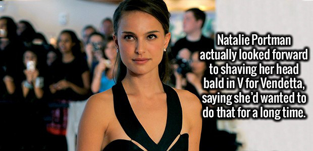 natalie portman white house - Natalie Portman actually looked forward to shaving her head bald in V for Vendetta, saying she'd wanted to do that for a long time.
