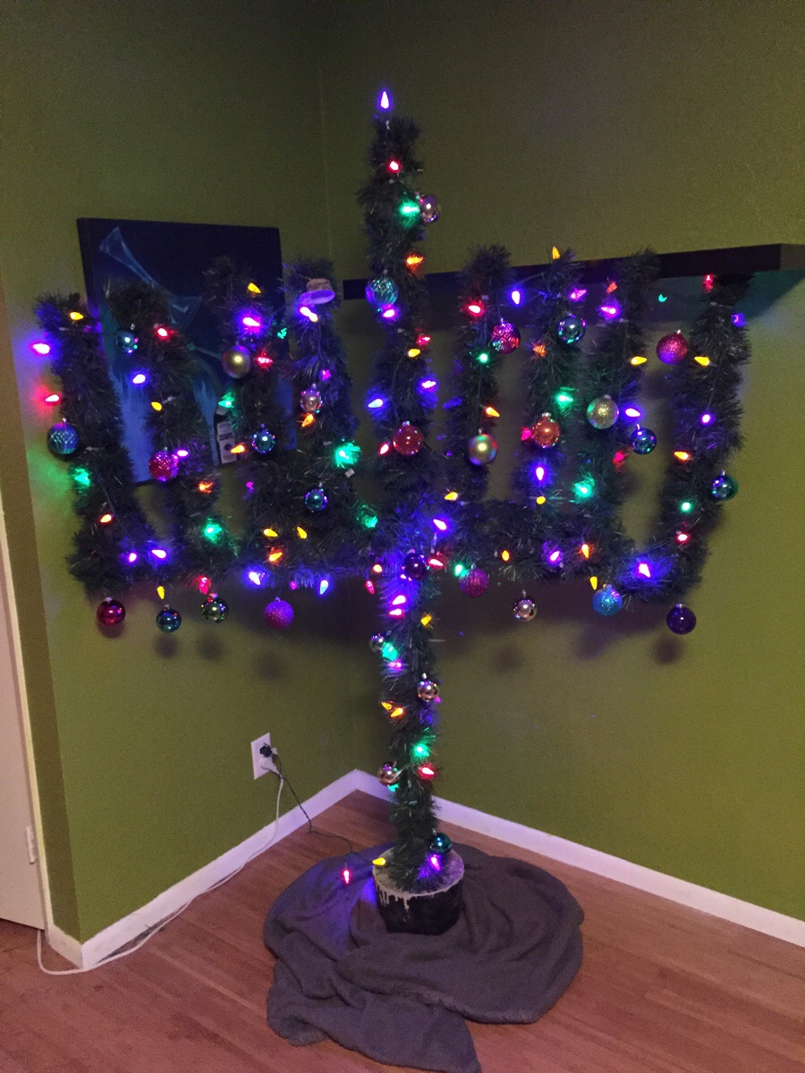 hanukkah christmas tree